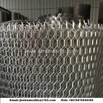 Galvanized Hexagonal Expanded Metal Mesh